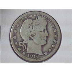 1916 Barber Quarter