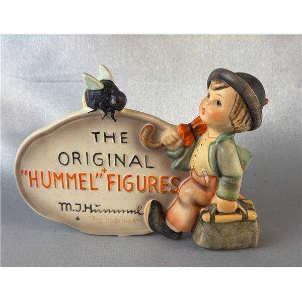 Goebel Hummel Dealer Plaque #187 TMK 3 First Style Ceramic Figurine