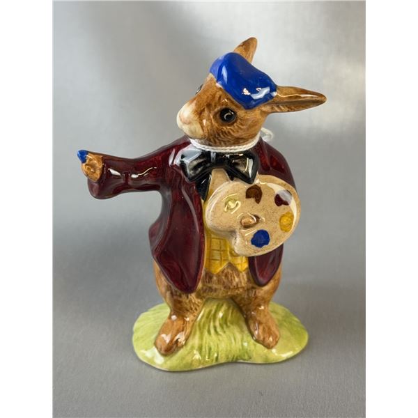 Royal Doulton Bunnykins The Artist DB13 1975 Figurine 4.5 Inch Tableware England