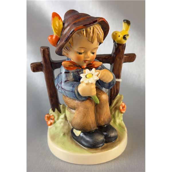 Goebel Hummel Figurine #174 TMK5 "She Loves Me, She Loves Me Not" 1955 West Germany