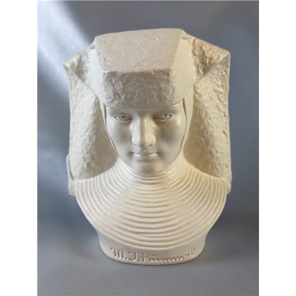 Goebel Hummel Bisque Bust Of Sister HU 2 TMK5 Signed Krobek 1967