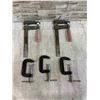 Image 1 : Lot Of 5 Assorted F Clamps And C Clamps