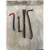 Image 1 : Lot Of 4 Assorted Pry Bars
