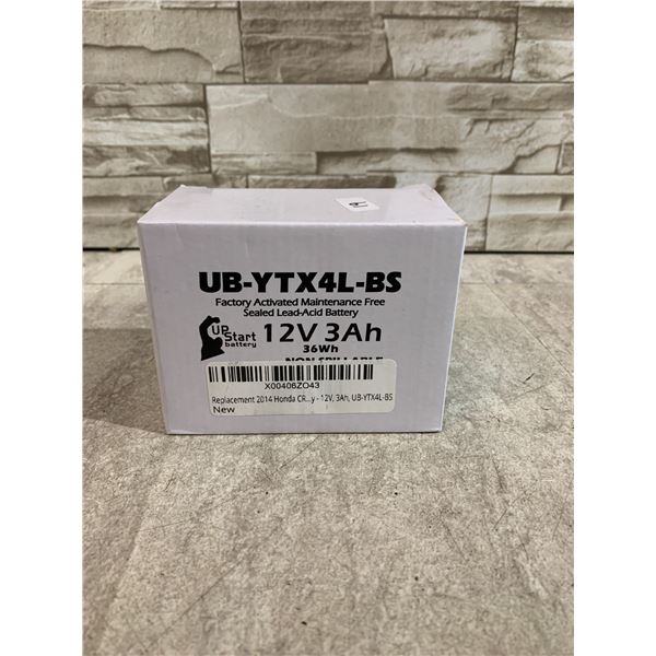 UB-YTX4L-BS Factory Activated Maintenance Free Sealed Lead Acid Battery