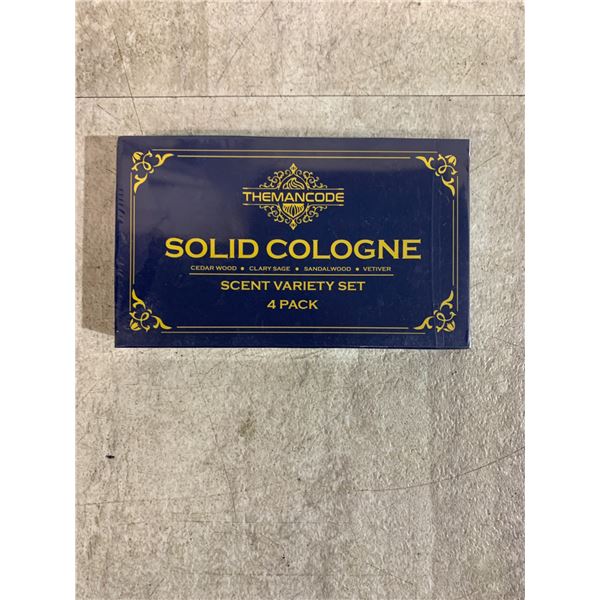 TheManCode Solid Cologne Scent Variety Set - 4 Pack