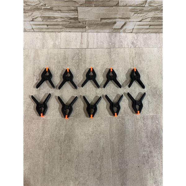 10 Pack Of 4.5in Spring Clamps