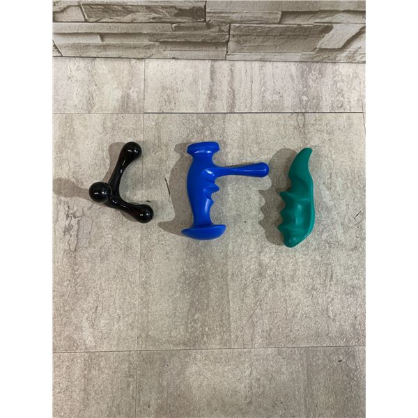 Lot Of 3 Deep Tissue Massage Tools.