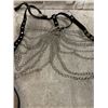 Image 2 : Punk/Gothic Faux Leather Chest And Body Chain Harness
