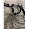 Image 3 : Punk/Gothic Faux Leather Chest And Body Chain Harness