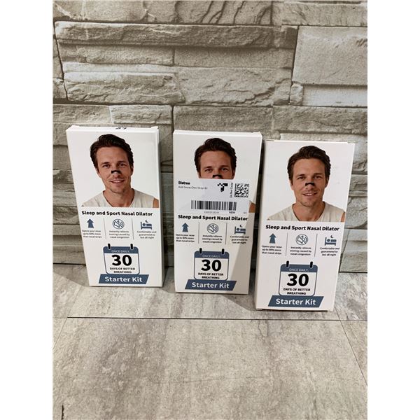 Lot Of 3 Boxes Of Sleep & Sport Nasal Dilators
