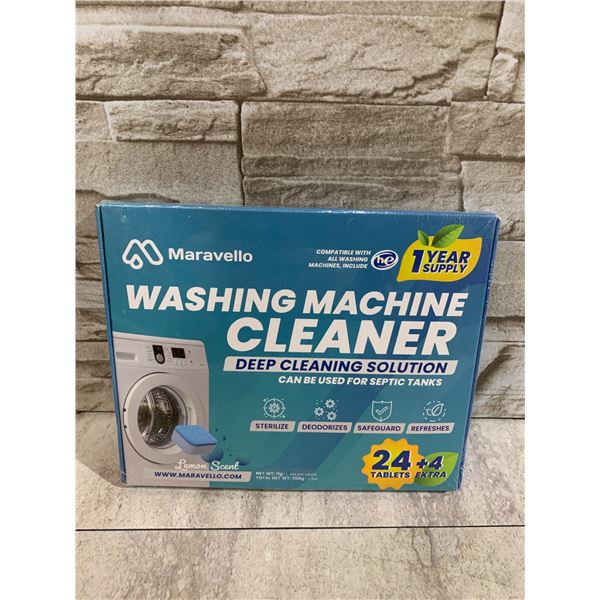 Maravello 1 Year Supply Of Washing Machine Cleaner - 28 Tablets