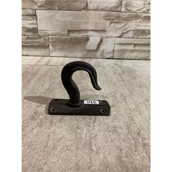Black Cast Iron Ceiling Wall Hook