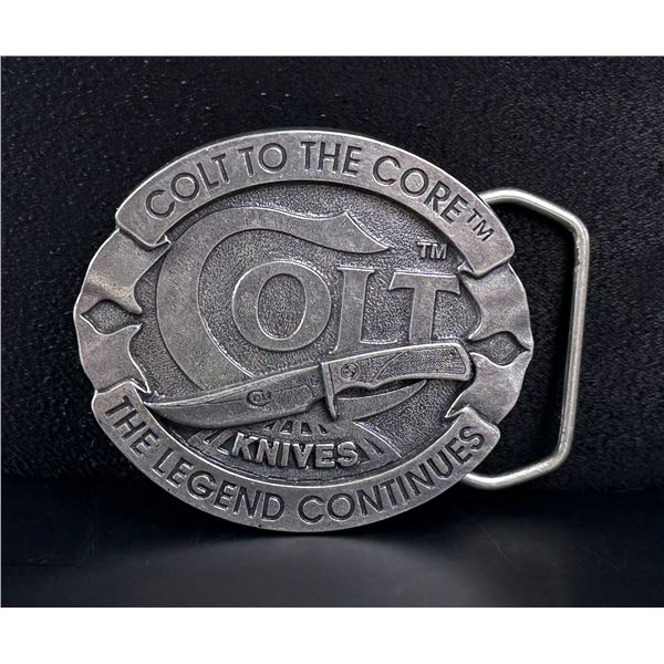 Colt Knives Belt Buckle Colt to the Core