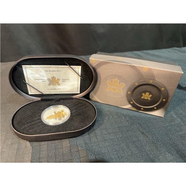 2003 Canada $20 Sterling Silver Coin Bricklin SV-1 Proof, Box, COA, Limited 15,000