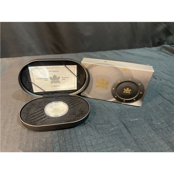 2000 Canada $20 The Bluenose Hologram Silver Coin in Case with COA