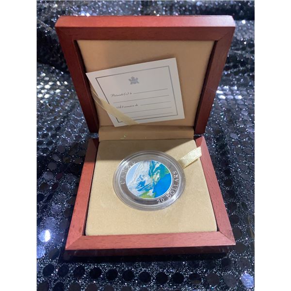 2003 Royal Canadian Mint $20 Silver Coin Canadian Rockies 31.39g 99.99% Proof