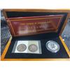 Image 1 : 2008 Royal Canadian Mint First Coinage 50 Cent Proof Set With Commemorative Stamp