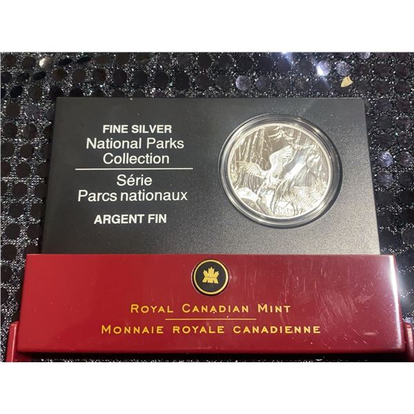 Royal Canadian Mint Fine Silver Coin National Parks Collection 1991 Susan Taylor