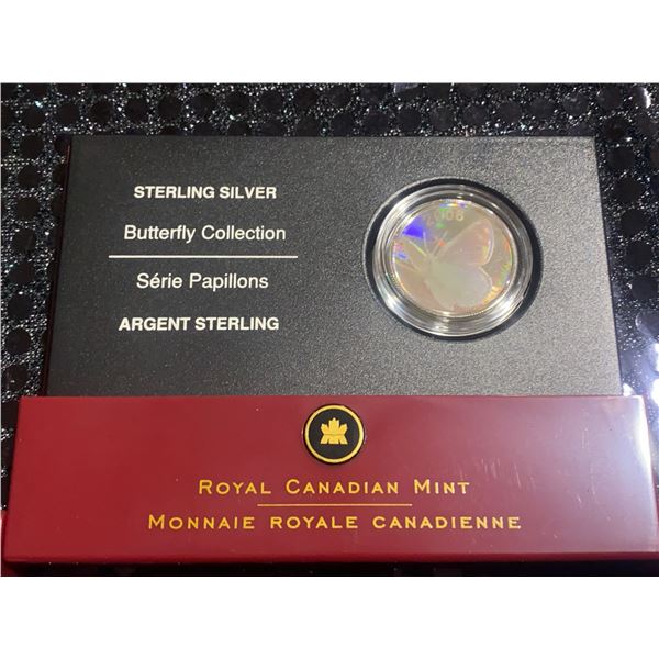 2006 Royal Canadian Mint Sterling Silver 50 Cents Butterfly Collection Coin