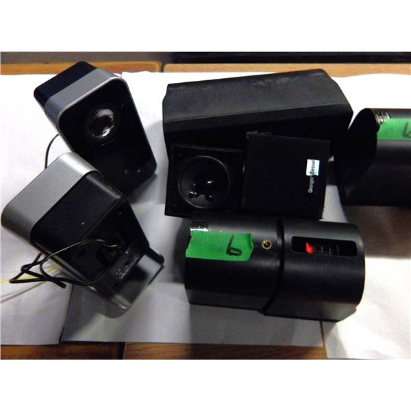BOX C/W SURROUND SOUND SPEAKERS
