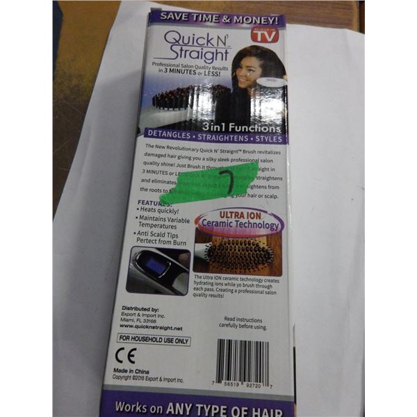 QUICK & STRAIGHT HAIR BRUSH AS SEEN ON TV