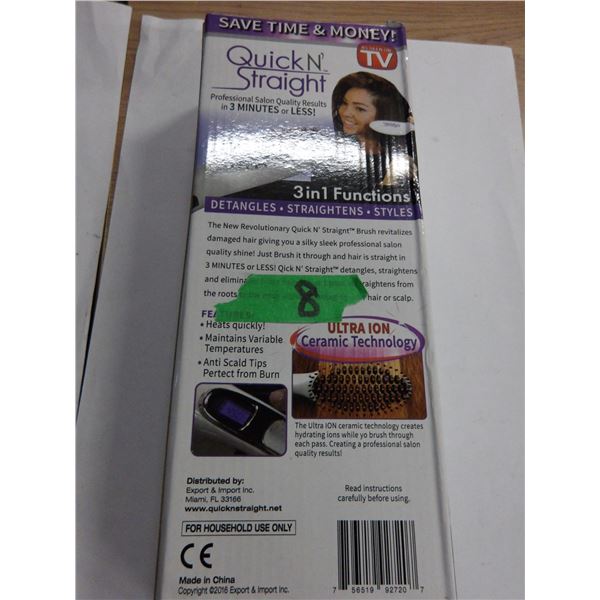 QUICK & STRAIGHT HAIR BRUSH AS SEEN ON TV