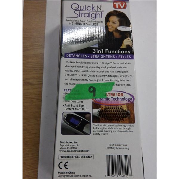 QUICK & STRAIGHT HAIR BRUSH AS SEEN ON TV