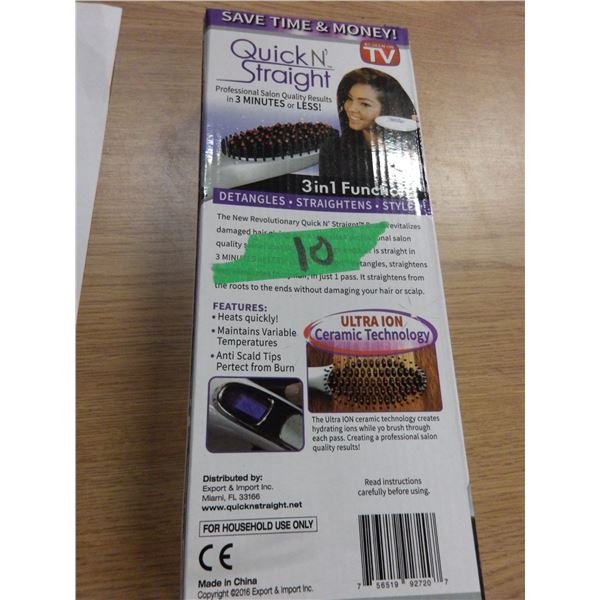 QUICK & STRAIGHT HAIR BRUSH AS SEEN ON TV