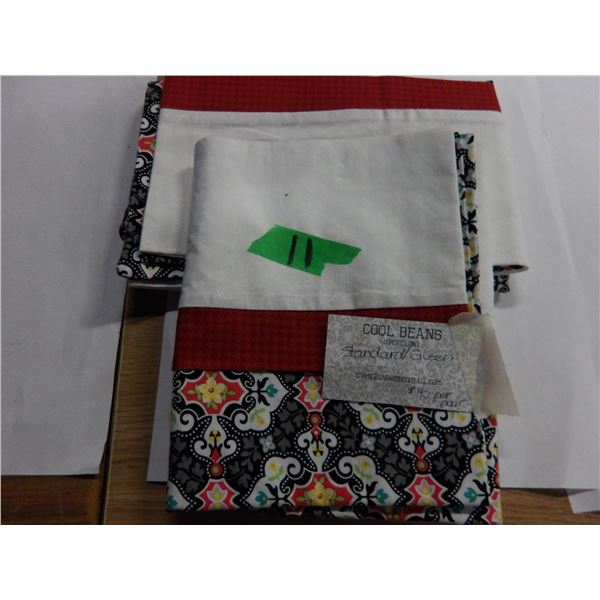 UNCLAIMED STORAGE:  2 PILLOWCASES (DOUBLE SET) (MSRP $45.00)