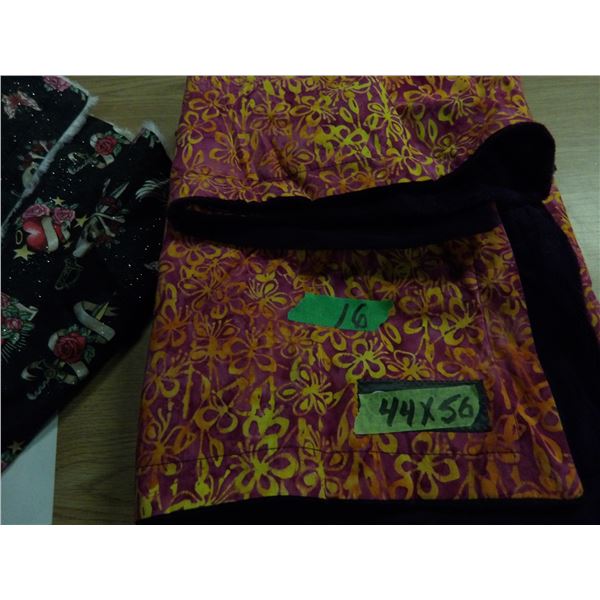 UNCLAIMED STORAGE:  FLAT C/W QUILTS & SEWING MATERIAL AS PICTURED