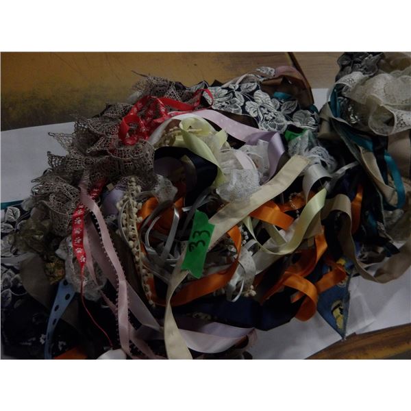 UNCLAIMED STORAGE:  WICKER BASKET C/W TRIM