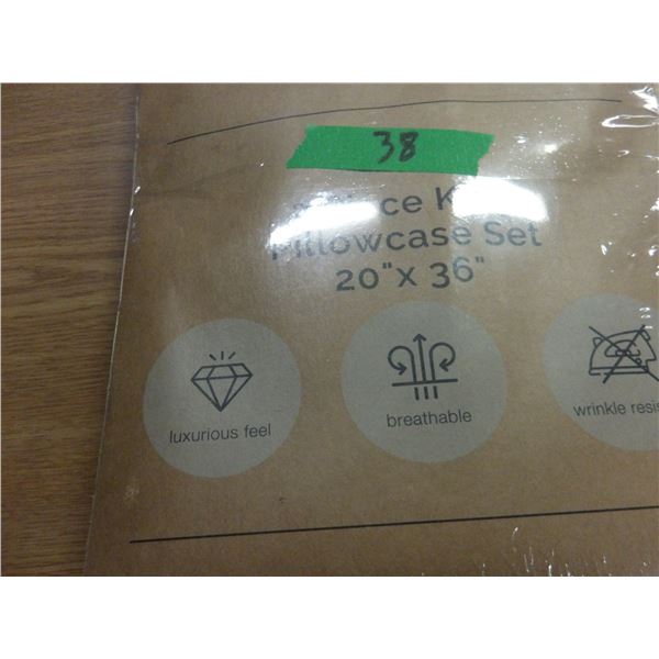 SHELF PULLS (AS IS):  3 PACKS OF 2 KING SIZE PILLOWCASES