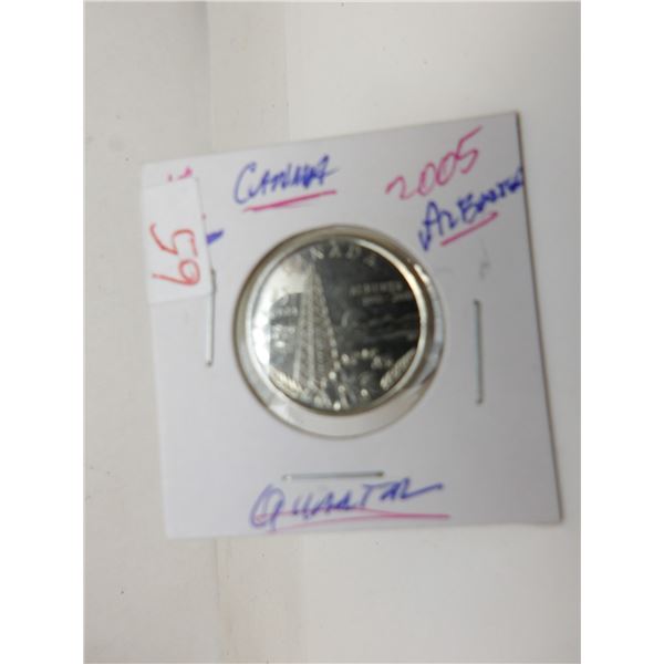 2005 ALBERTA UNCIRCULATED CANADA QUARTER