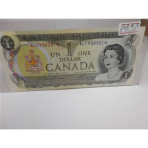 1973 CRISP UNCIRCULATED LAST OF CANADA $1 BILLS