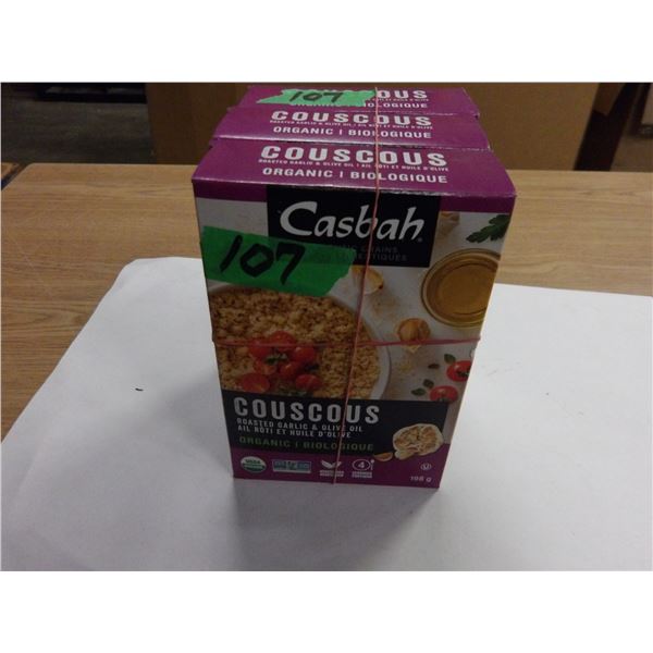 SHELF PULLS (AS IS):  COUSCOUS ROASTED GARLIC & OLIVE OIL (198G) - 3 BOXES