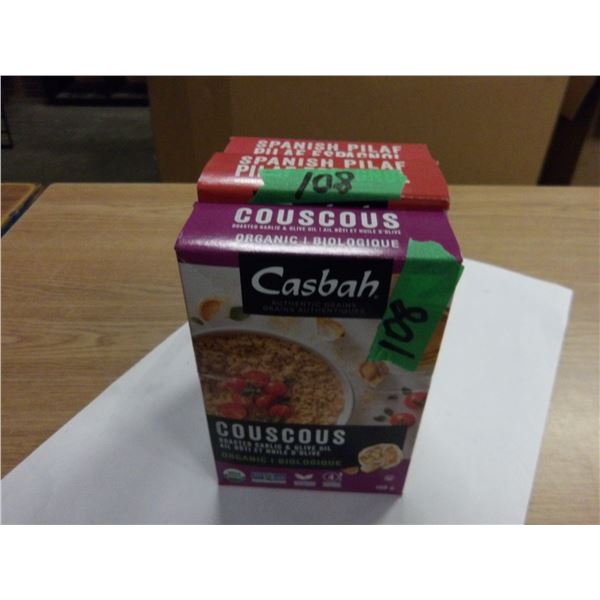 SHELF PULLS (AS IS):  1 COUSCOUS & 2 SPANISH PILAF