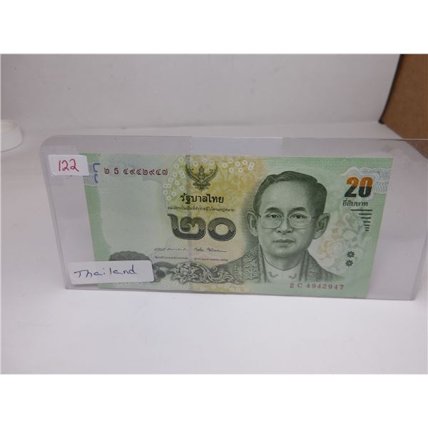 BANK OF THAILAND UNCIRCULATE $20 BILL