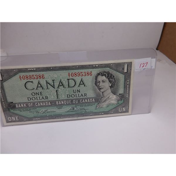 1954 LAST OF CANADA $1 BILL