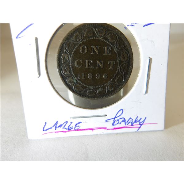 1896 CANADA VICTORIAN LARGE PENNY