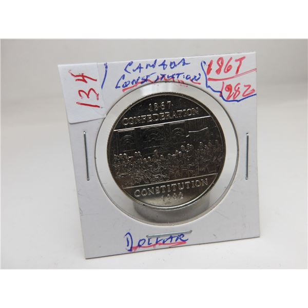 1867 - 1982 CANADA CONSTITUTION DOLLAR