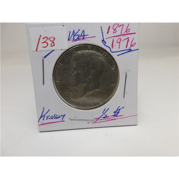 1876 - 1976 USA KENNEDY HALF DOLLAR
