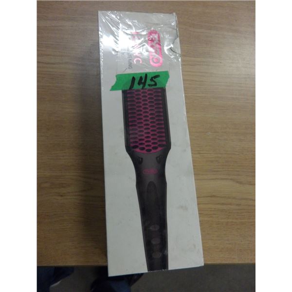 SHELF PULLS (AS IS):  TYMCO HAIR STRAIGHTENING BRUSH
