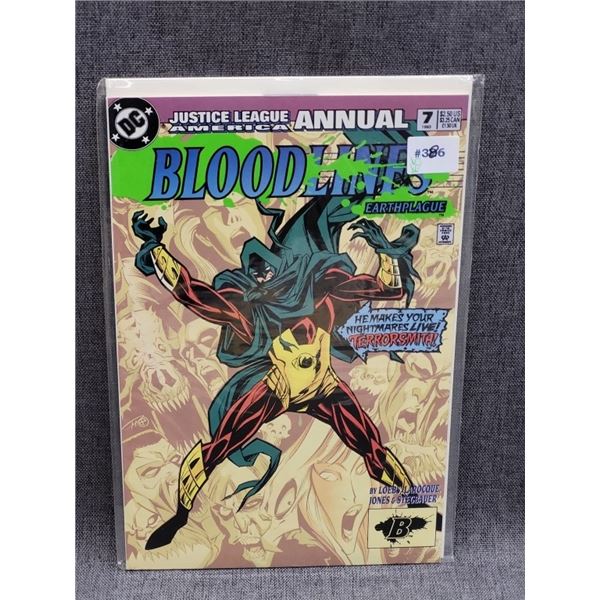 JUSTICE LEAGUE BLOOD LINES DC COMICS1993 ANNUAL #7