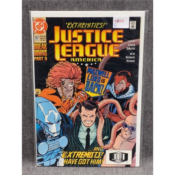 1991 JUSTICE LEAGUE AMERICA DC COMICS DEC #57