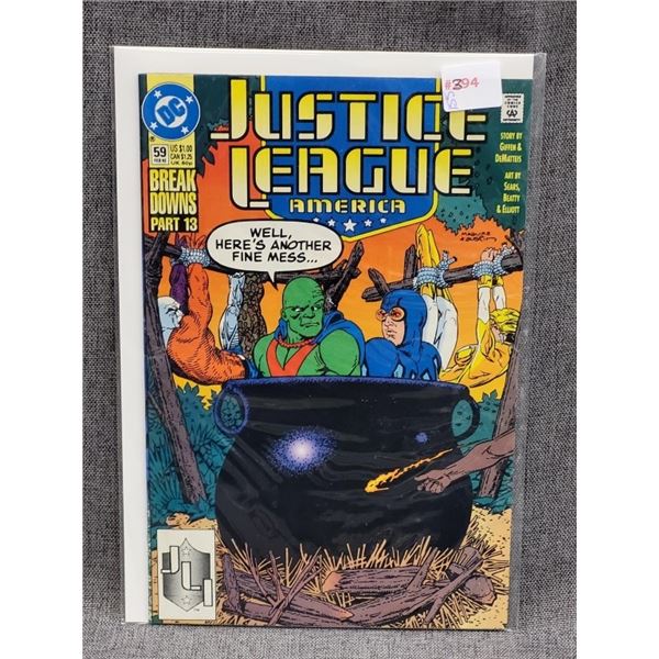 1992 JUSTICE LEAGUE AMERICA DC COMICS FEB #59