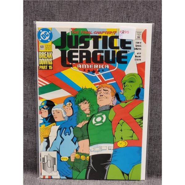 1992 JUSTICE LEAGUE AMERICA DC COMICS MAR #60