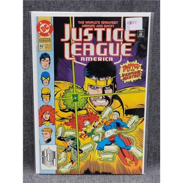1992 JUSTICE LEAGUE AMERICA DC COMICS MAY #92