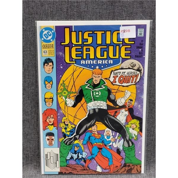 1992 JUSTICE LEAGUE AMERICA DC COMICS JUN #63
