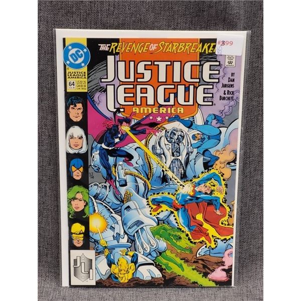 1992 JUSTICE LEAGUE AMERICA DC COMICS JUL #64