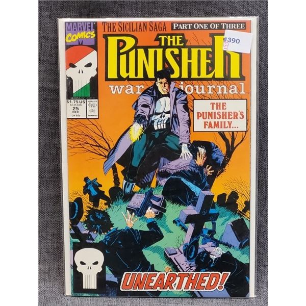 THE PUNISHER MARVEL COMICS DEC #25